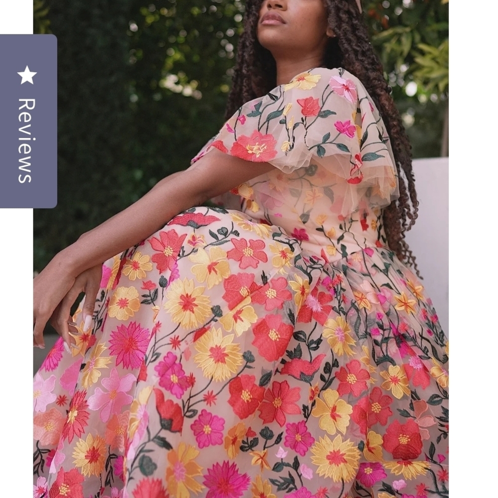 JessaKae English Garden Maxi Dress NWT
